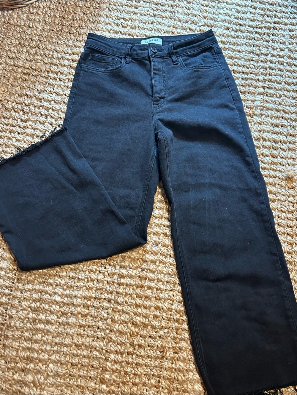 Lovervet Black Flare Jeans - Wide Leg